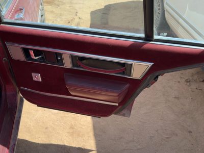 1988 Olds 88 Passenger Right Rear Door Trim Panel With Switches Back