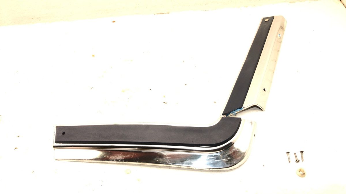 1984 Cadillac Deville Driver Left Side Seat Trim Chrome Strips Oem
