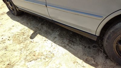 94-97 Honda Accord Driver Left Lower Rocker Panel Moulding Side Skirt Oem Gray