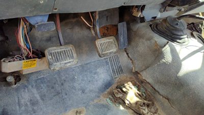 1981-1993 Dodge Ram W250 Complete Clutch And Brake Pedal Assembly Oem