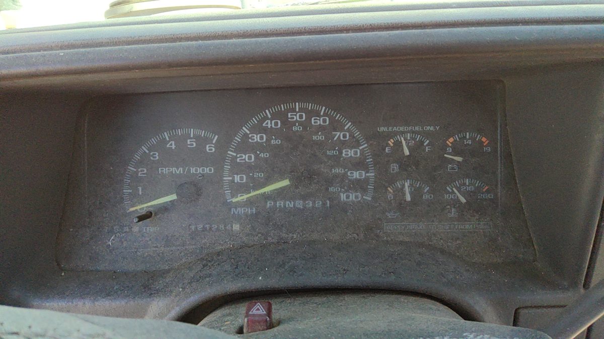 1995 Chevy Silverado 1500 Speedometer Cluster Instrument Gauges Panel Oem Dash