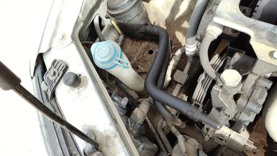 01-06 Hyundai Elantra Windshield Washer Fluid Reservoir With Pump Oem Wiper Tank