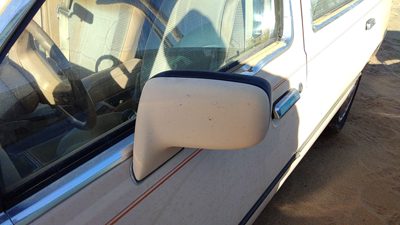 1984 Ford Tempo Driver Left Manual Side Mirror Door Mounted Oem Tan E43z17696b