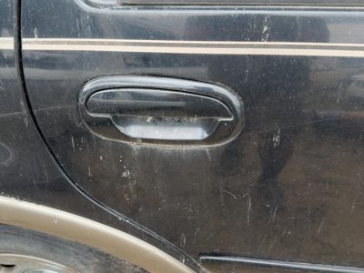 97-02 Ford Expedition Passenger Right Rear Outside Door Handle Oem Back Black