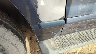 2002-2005 Ford Explorer Driver Left Moulding From Fender Oem Trim Strip Blue Ld