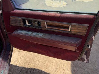 1987 Buick Park Ave Passenger Right Front Door Trim Panel With Switches Red