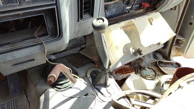 86 Dodge Ram W250 4x4 Shifter Lever Assembly With Linkage 4wd T Case Shift Unit