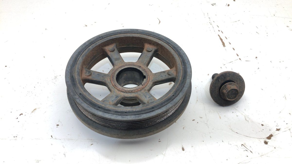2008-2009 Pontiag G8 Harmonic Balancer Crankshaft Pulley With Bolt Oem 3.6L