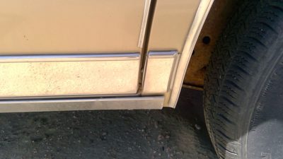 1980-1985 Olds 88 Driver Left Rear Moulding On Quarter Panel Oem Chrome