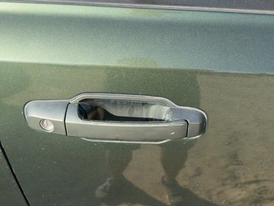 03-09 Sorento Passenger Right Front Outside Door Handle Without Chrome Ivy Green