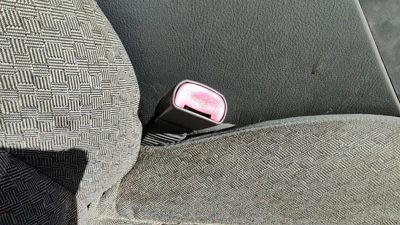 02-05 Ford Explorer Passenger Right Front Seat Belt Buckle Receiver Rt Graphite