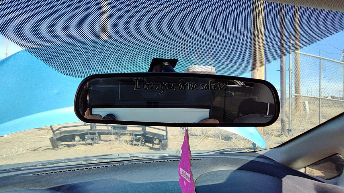 2007-2024 Nissan Versa Note Inside Rear View Mirror Oem Windshield Mounted