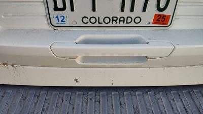 2004-2007 Ford Freestar Rear Hatch Handle Oem Lift Gate Button Lever Wt White
