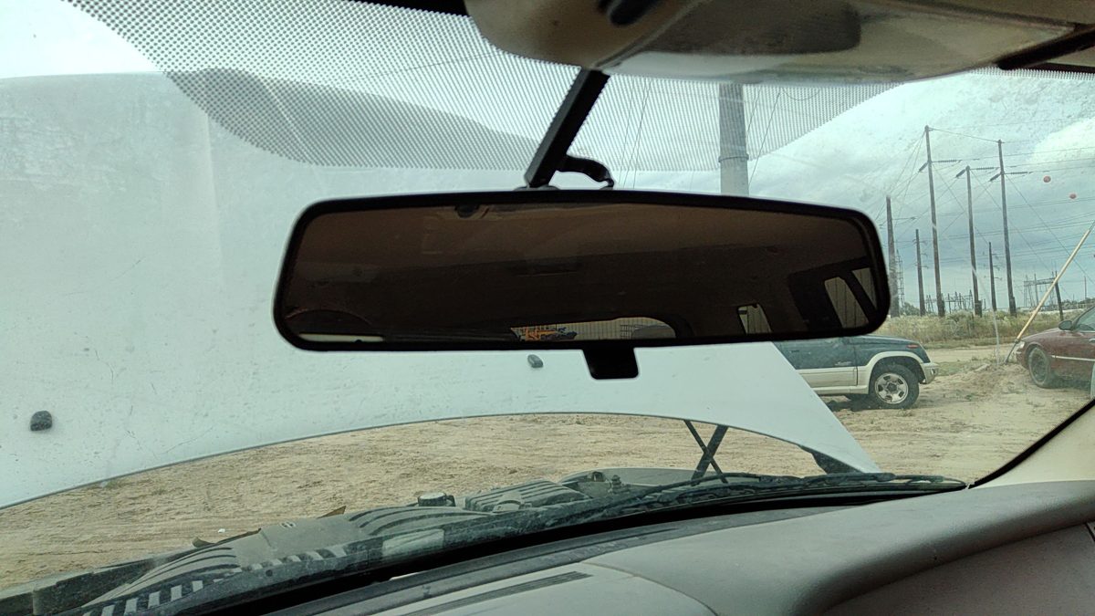 2003 Lincoln Aviator Inside Rear View Mirror Oem Windshield Mounted