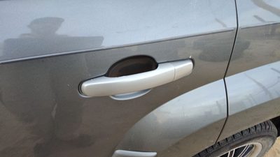 2006-2011 Chevy Hhr Driver Left Rear Outside Door Handle Oem Back Silver 42U