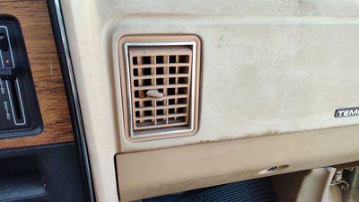 1984 Ford Tempo Center Dash Heater Vent Assembly Oem Ac Tan E43z5404320a