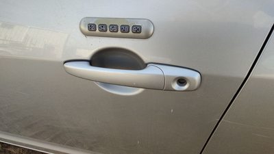 2007-2012 Lincoln Mkz Driver Left Front Outside Door Handle Oem Silver Jp