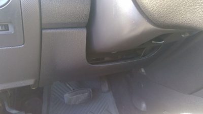 06-10 Mercury Mountaineer Lower Dash Under Column Knee Bolster Trim Panel Black