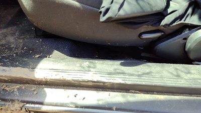 2003 Ford Mustang Driver Left Side Seat Trim Panel Oem Black 9W