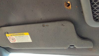 2003-2004 Ford Mustang Driver Left Sun Visor Oem Black 9W 3R3Z6304105Aaa