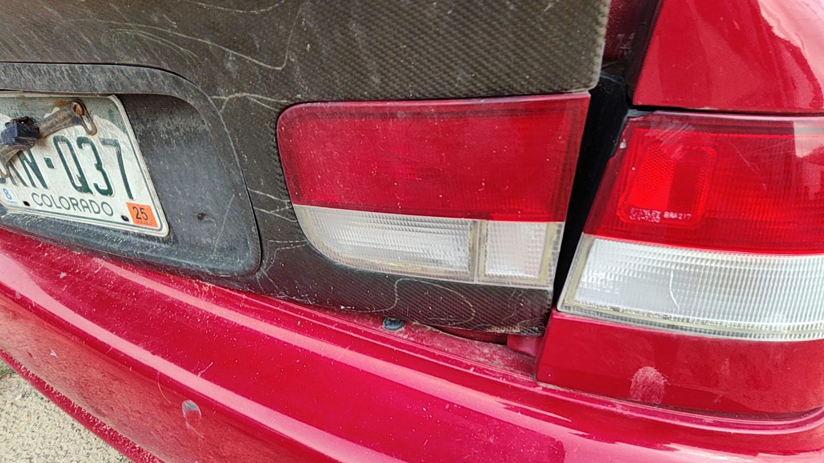 96-00 Civic Hx Coupe Passenger Right Tail Light Oem Brake Lamp Rear Lid Mounted