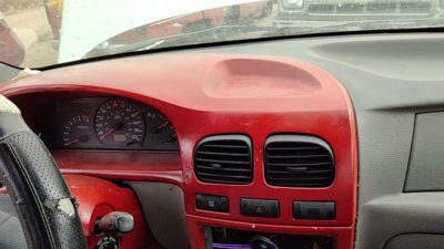 2000-2002 Kia Rio Trim Bezel Around Speedometer Oem Dash Surround Panel
