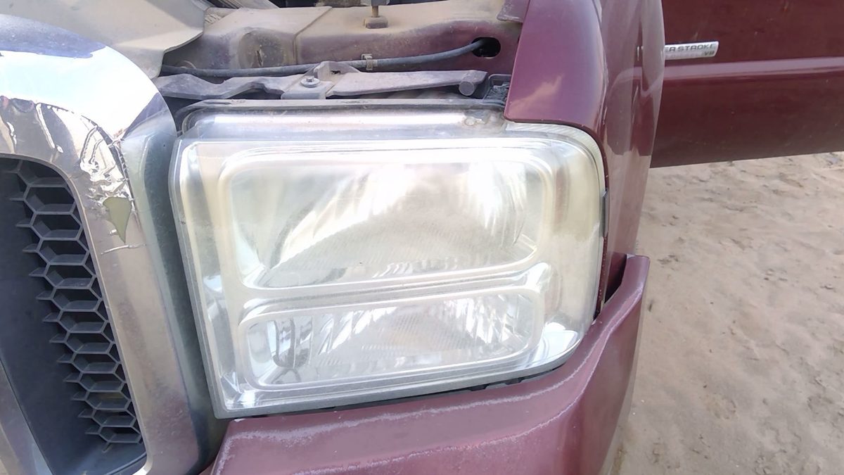 2005-2007 F350 Super Duty Driver Left Head Light Oem Front Lamp With Bracket