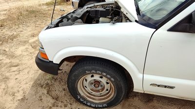 1994-2004 S10 Pickup Driver Left Front Fender Oem White 50U 12377871