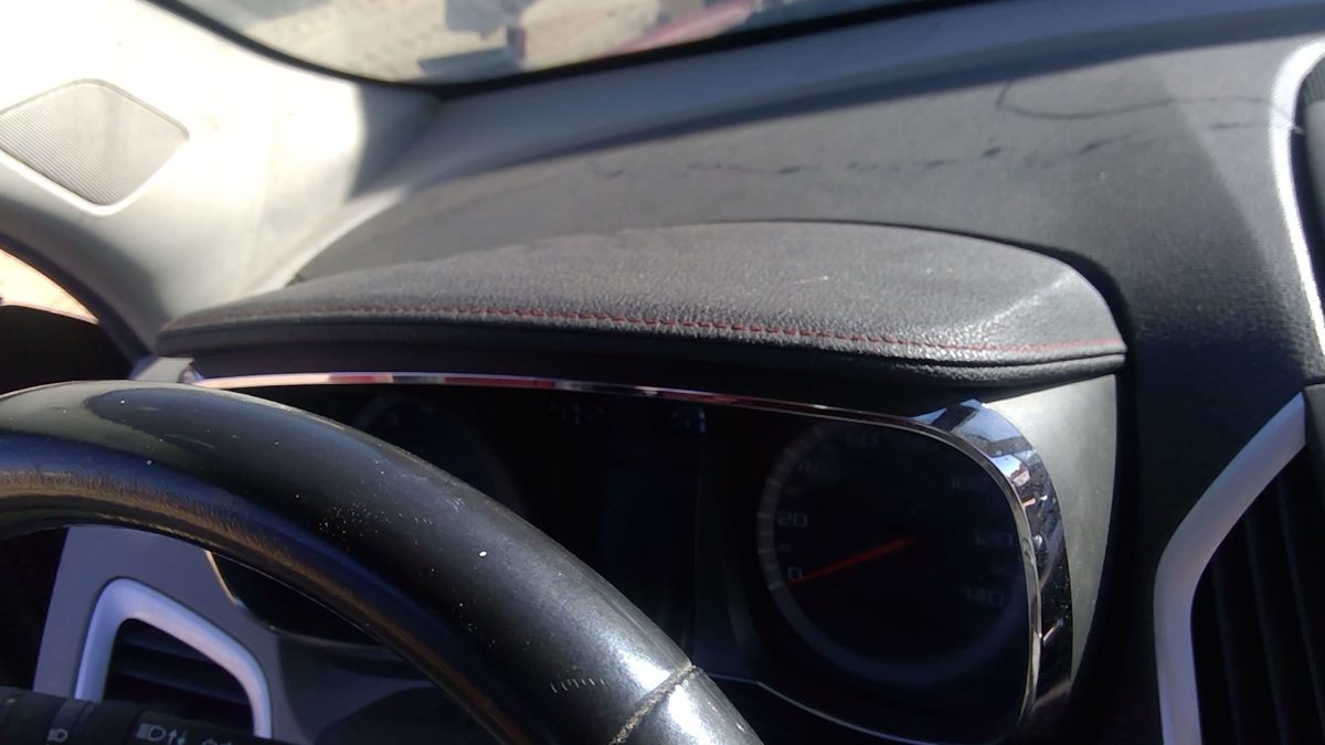 2010-2017 Gmc Terrain Dash Pad Above Speedometer Oem Gray Aff 23367075