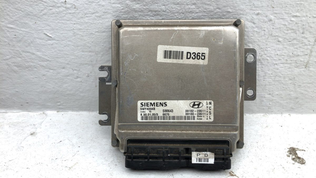 2004-2006 Kia Spectra Electronic Control Module Computer Ecm Ecu 2.0L At 4 Door