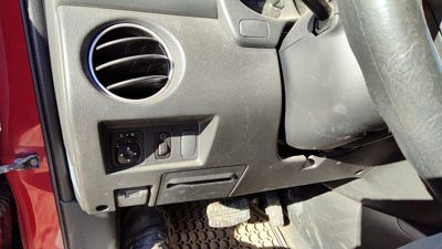 03-04 Mitsubishi Outlander Lower Dash Under Column Knee Bolster Trim Panel Black