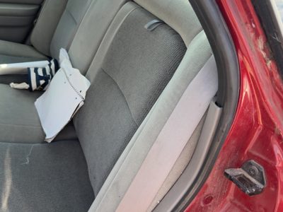 01 Taurus Complete Set Of Rear Seat Belts Retractor Buckle Left Right Back Gray