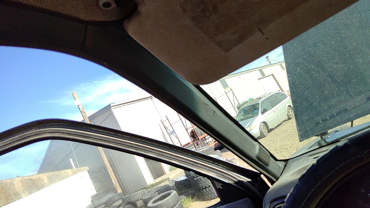 1990-1995 Pathfinder Nissan Driver Left A Pillar Trim Windshield Post Panel Gray