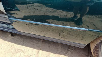98-04 Cadillac Seville Driver Left Rear Moulding From Door Back Trim Strip Green