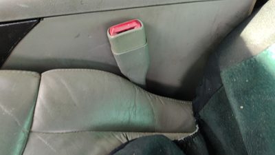 1995 S10 Blazer Driver Left Front Seat Belt Buckle Receiver Oem Gray