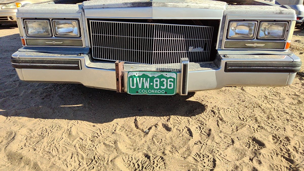1982-1984 Deville Sedan Chrome Front Bumper Assembly With Mount Brackets Oem