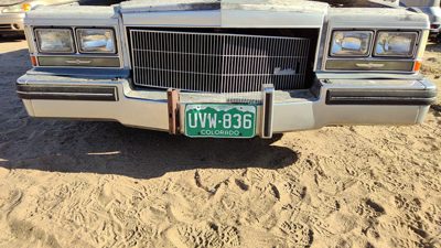 1982-1984 Deville Sedan Chrome Front Bumper Assembly With Mount Brackets Oem