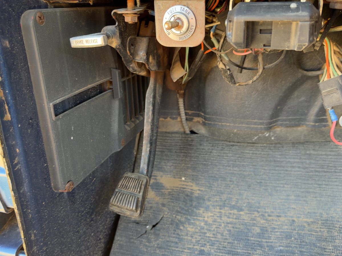 1968 Ford F250 Parking Brake Pedal Assembly Oem Complete Emergency Unit