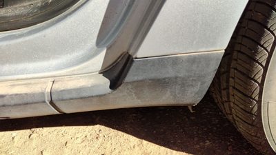 2007 Vw Passat Driver Left Rear Moulding On Quarter Panel Oem