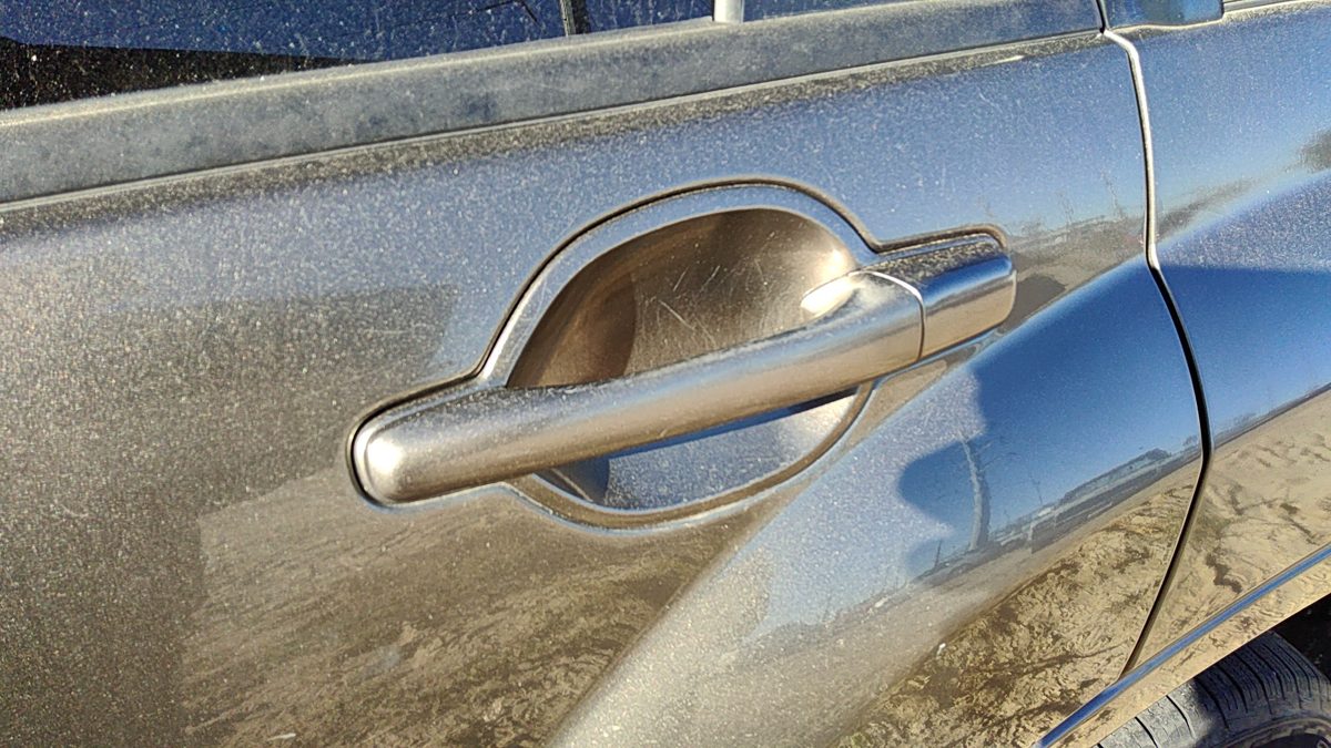 2004-11 Endeavor Driver Left Rear Outside Door Handle Oem Back C04 Mineral Beige