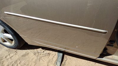 03-07 Cts Passenger Right Rear Moulding From Door Back Trim Strip Sand Storm 61U