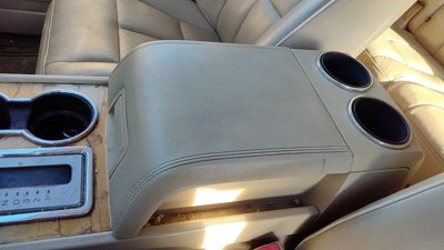 2007-2008 Lincoln Navigator Center Console Lid Only Oem Arm Rest Fold Down Tan