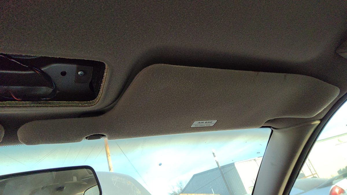 1997 Ford Contour Passenger Right Sun Visor Oem Ul Tan