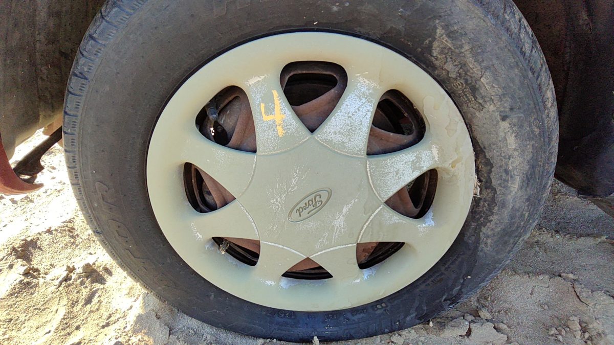 1997 Ford Aspire 13 Hub Cap Wheel Cover Oem #4 F7bz1130aa