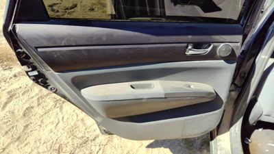 04-05 Prius Driver Left Rear Door Trim Panel With Switches Back 18 Dark Gray