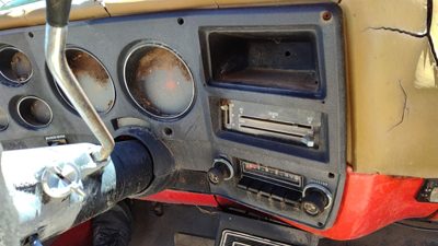 1974 Chevy Silverado K10 Trim Bezel Around Speedometer Oem Dash Surround Panel