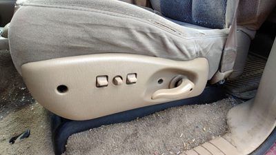 2000 Dodge Durango Driver Left Side Power Seat Switch With Trim Panel Oem Tan