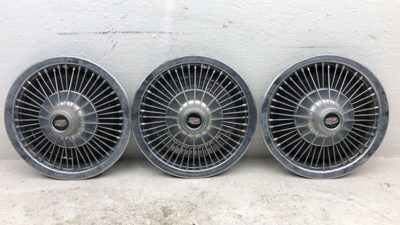 1970-1973 Mercury Cougar Hub Cap Wheel Cover Oem 14 Inch Wire Spoke Set Of 3