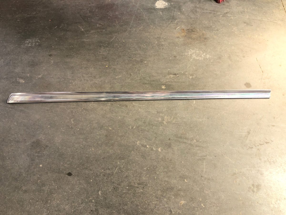 1962 Impala 4 Door Passenger Right Rear Chrome Trim Trunk Side Quarter Panel