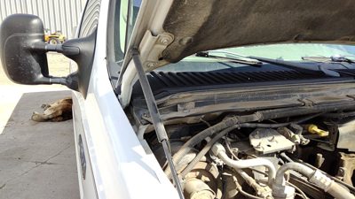 99-07 F250 Super Duty Passenger Right Hood Hinge Assembly Oem White 6C3z16796aa